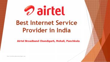 Best Airtel Broadband Service Provider in Chandigarh