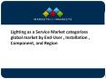Lighting as a Service Market Size and Growth Factors Research and Projection to 2021 PowerPoint PPT Presentation
