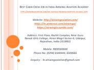 Best Cabin Crew Job in India Airwing Aviation Academy