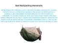 Best Backpacking Hammocks PowerPoint PPT Presentation