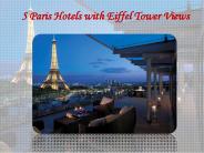 5 Paris Hotels with Eiffel Tower Views