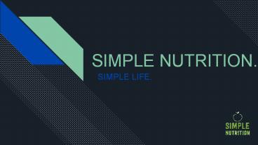Online Nutritionist - Live a Healthy Lifestyle