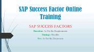 SAP Successfactors Training Material PPT