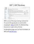 IIHT | IIHT Reviews PowerPoint PPT Presentation