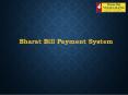 Bharat Bill Payment System PowerPoint PPT Presentation