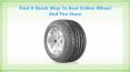 Find A Quick Way To Best Online Wheel And Tire Store PowerPoint PPT Presentation