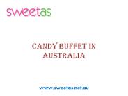 Get Candy Buffet Online in Australia