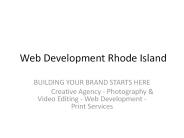 Rhode Island web development
