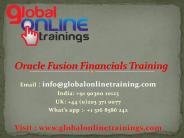 Oracle fusion financials training | Oracle cloud financials trainings.