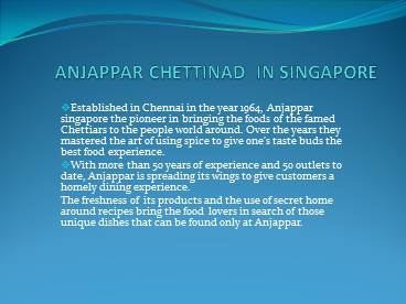 indian restaurant in singapore