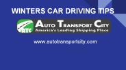 WINTERS CAR DRIVING TIPS