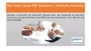 Netsuite Training Service by Netsuite Partner by Netsuite Consultant
