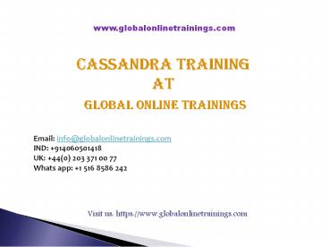best online cassandra PDF file free