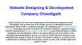 Best Website Designing and Development Services Chandigarh PowerPoint PPT Presentation