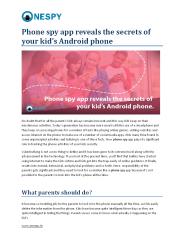best phone spy app for android