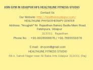 Join Gym in Udaipur HFS Healthline Fitness Studio