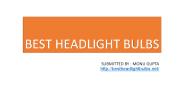 BEST HEADLIGHT BULBES.