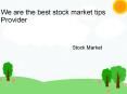 Stock market tips PowerPoint PPT Presentation
