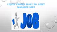 Little Known Ways to Asset manager Jobs
