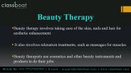 Beauty Therapy Classes