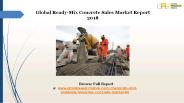 Ready Mix Concrete Sales Market