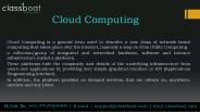 Cloud Computing Classes in Pune
