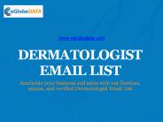 Dermatologist Email List