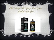 CBD hemp oil spray
