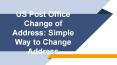 US Post Office Change of Address Simple Way to Change Address PowerPoint PPT Presentation