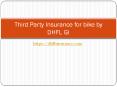 Third Party Insurance from DHFL GI PowerPoint PPT Presentation