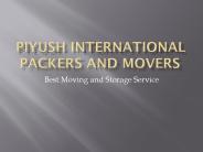 Piyush Packers and Movers