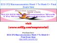 ECO 372 Macroeconomics Week 1 To Week 5 + Final Exam New PowerPoint PPT Presentation