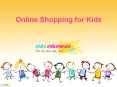 Online Shopping for Kids