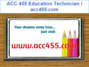ACC 455 Education Technician / acc455.com