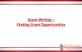 Grant Writing – Finding grant opportunities PowerPoint PPT Presentation
