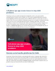 Cell Phone Spy App for Installed Apps