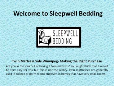 Twin Mattress Sale Winnipeg, Futon Mattress Winnipeg