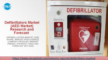 Defibrillators Market (AED Market)
