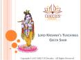 Lord Krishna’s Teachings Geeta Saar PowerPoint PPT Presentation