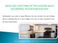 Most Affordable Kitchen Backsplash Ideas PowerPoint PPT Presentation