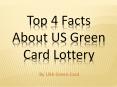Top 4 Facts About US Green Card Lottery PowerPoint PPT Presentation
