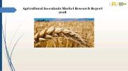 Agricultural Inoculants Market Research Report 2018