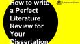How to write a Perfect Literature Review for Your Dissertation? PowerPoint PPT Presentation