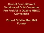 Export OLM to Mac Mail Tool