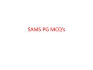 NEET PG 2018 MCQ'S - SAMS PG