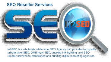 SEO Reseller Services - In2SEO