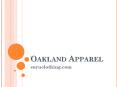 Oakland Apparel - suruclothing.com PowerPoint PPT Presentation