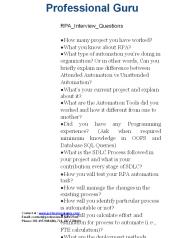 Rpa interview questions