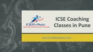 ICSE coaching classes in Pune