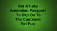Get A Fake Australian Passport To Slip On To The Continent For Fun PowerPoint PPT Presentation